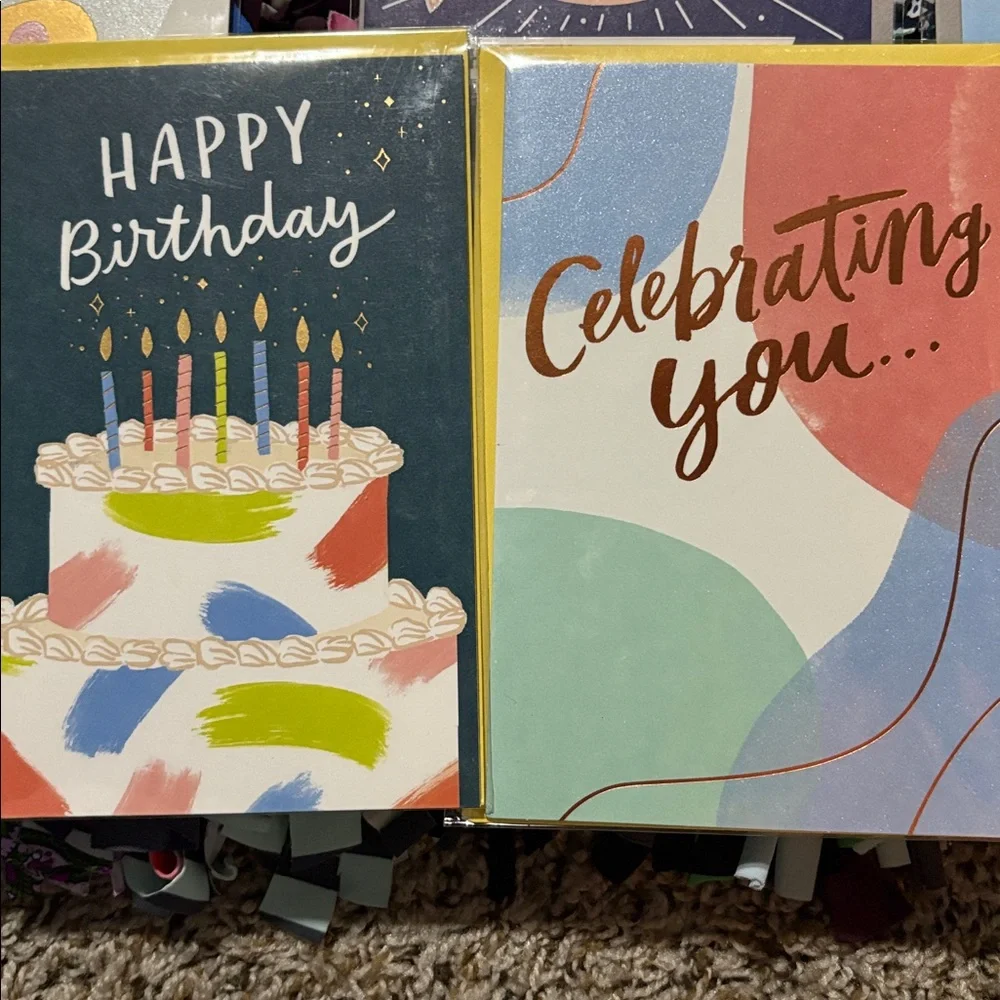🆕American Greetings Birthday Cards, Bundle Of 8